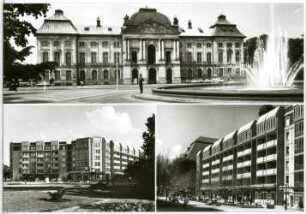 Dresden. Straße der Befreiung (Hauptstraße), Japanisches Palais