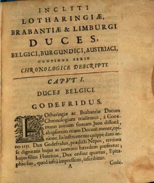 Belgiae et Burgundiae Gubernatores ac Archistrategi : eorumque ortus ac series