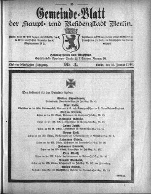 1916,3: Nr. 3, 16. Januar 1916