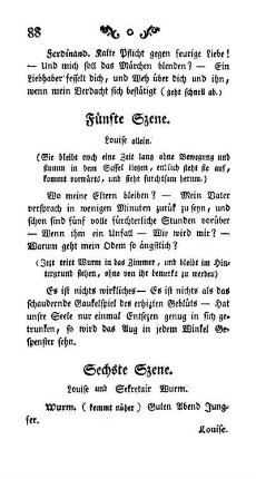 Fünfte Szene. Louise allein