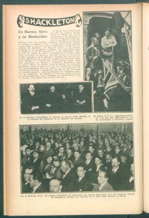 Shackleton : En Buenos Aires y en Montevideo