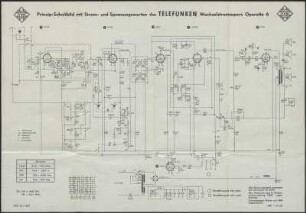 Schaltbild: Telefunken Operette 6