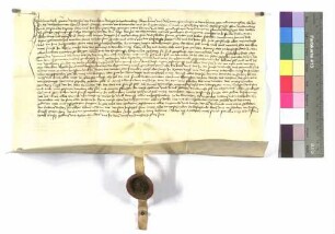 Hans Becke, genannt Reythensin, von Dirckheim, Bürger zu Waldenburg?, Gefängnis; Siegel: Hans Geyer von Goldbach.