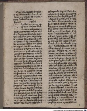 Historia de duobus amantibus Euryalo et Lucretia : an Marianus Sozinus, Wien 3.7.1444. Mit Vorrede des Autors an Kaspar Schlick