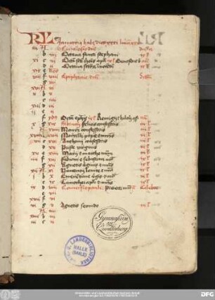 [Liturgischer Kalender]