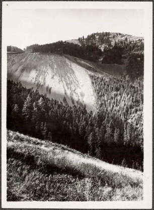Österreich, Steiermark. Abraumhalde am Erzberg