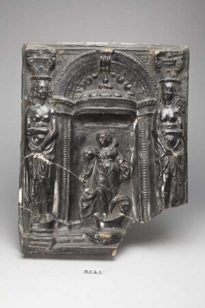 Ofenkacheln mit Kardinaltugenden — Ofenkachel mit Prudentia
