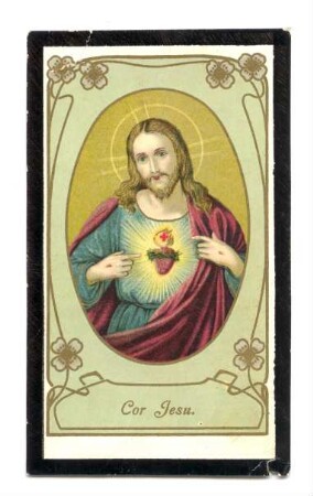 "Cor Jesu" (kleines Andachtsbild)