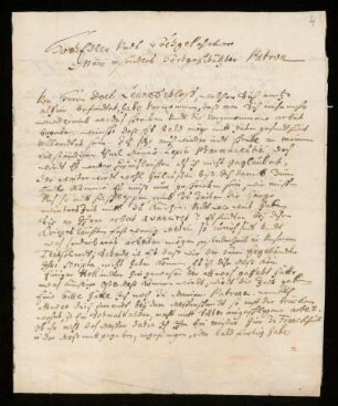 Brief von Johann Helfrich Jüngken an Johann Dolaeus