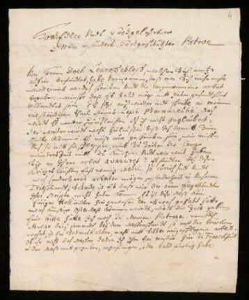 Brief von Johann Helfrich Jüngken an Johann Dolaeus