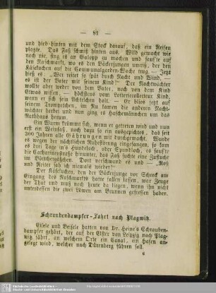 Schraubendampfer-Fahrt nach Plagwitz