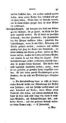 Andachtsübungen