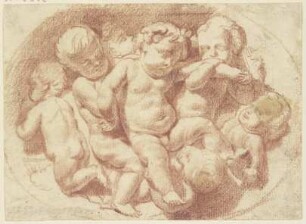 Gruppe von sieben Amoretten