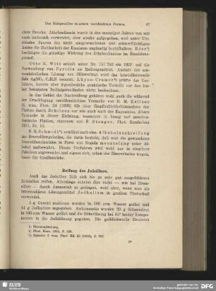 Reifung des Jodsilbers