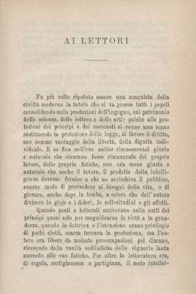 Ai Lettori