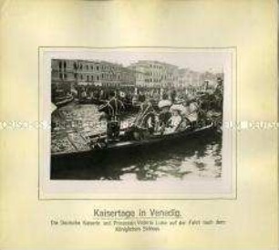 Auguste Viktoria und Viktoria Luise in Venedig