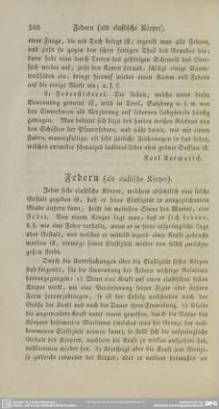 Federn (als elastische Körper)