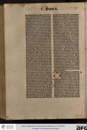 Pars secunda huius sermonis qua dicitur causalitatis.