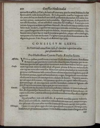 Consilium LXXVI. - Consilium XCII.