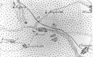 Schwepnitz-Cosel. Situationskarten von den Kriegsschauplätzen des 7jährigen Krieges, Bl. 3 Senftenberg-Hoyerswerda, 1805 (Sign.: VIII 57)