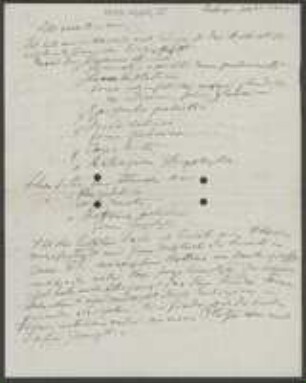 Brief von Paul Reinsch an Unbekannt