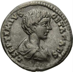 Denar des Septimius Severus für Geta aus dem Münzhort von Osterburken