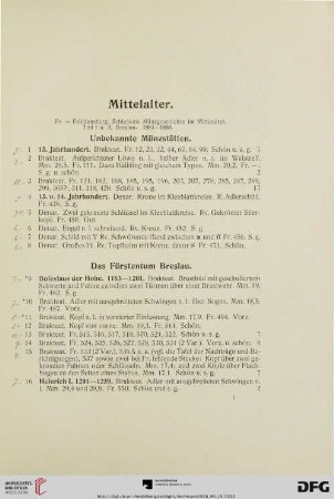 Mittelalter (Nr. 1-154)