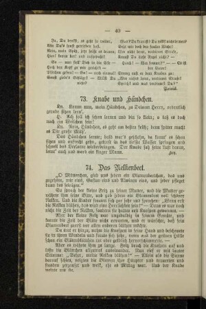 73. Knabe und Hündchen.
