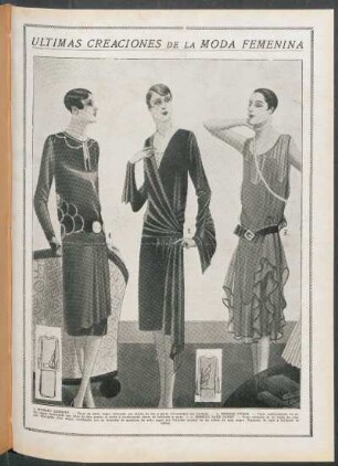 Últimas creaciones de la moda femenina