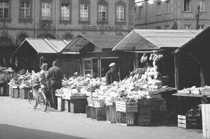 Würzburg: Marktstände