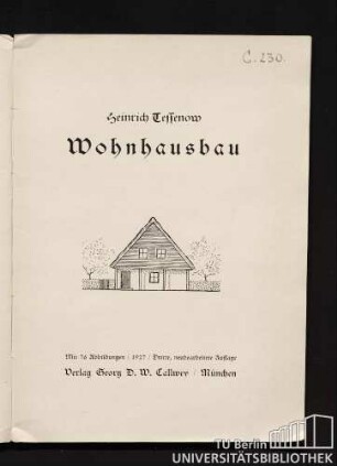 Der Wohnhausbau