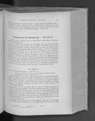 Versammlung [zu Marienburg.] - 1403 Dez. 13.