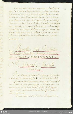 Cardinal Marcello Durazzo