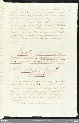 Cardinal Marcello Durazzo