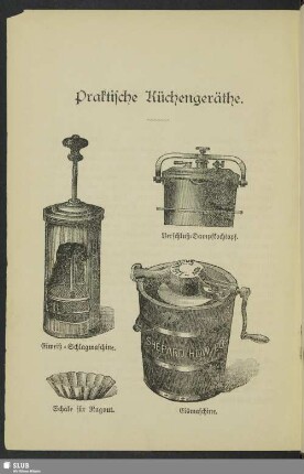Praktische Küchengeräte