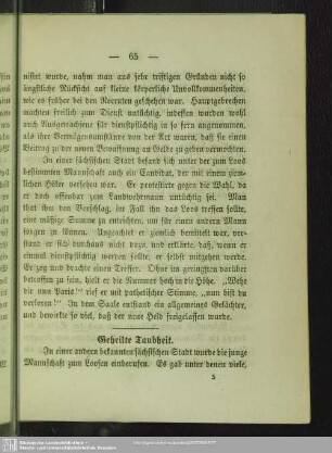 Getheilte Taubheit