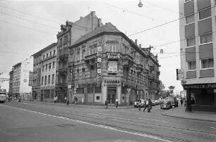 Abriss des Straßenzugs Kaiserstraße 79 - 95 im Rahmen der Altstadtsanierung