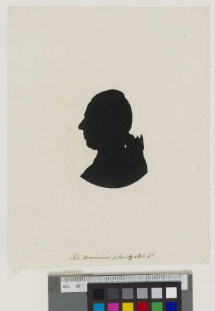 [Bildnis von Johann Dominikus Schulz] : [Schattenriss]