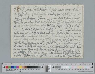 Brief an Ida Dehmel