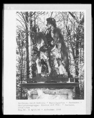 Skulpturengruppe: Syrinx und Pan