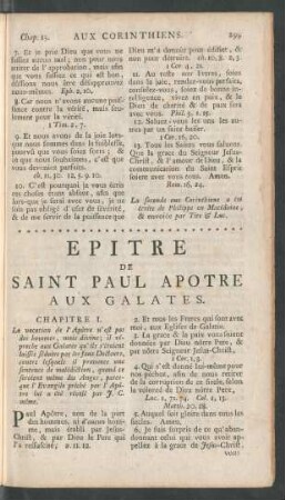 Epitre De Saint Paul Apotre Aux Galates