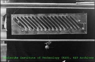 Bauteil eines Mischabsetzers (Mixer-Settler) des Instituts für Heiße Chemie (IHCh)