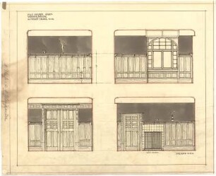 Billing, Hermann; Baden-Baden, Vincentistr. 21-23; Villa E. Maurer - Herrenzimmer, Wandvertäfelung (Ansichten)
