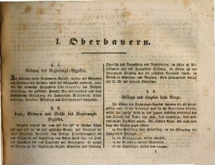 Atlas von Bayern : geographisch-statistisch-historisches Handbuch zur Kenntniß des Zustandes von Bayern in seiner gegenwärtigen Beschaffenheit für alle Stände : mit neun Karten, 2. Lieferung. Oberbayern