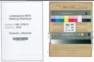 Entnazifizierung Johannes Gnaerich , geb. 17.10.1920 (Kaufmaennischer Angestellter)
