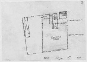 Bürohaus Bülowstraße/Frobenstraße (nicht realisiert) – Grundriss EG. Berlin-Schöneberg, Bülowstraße, Frobenstraße