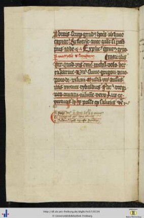(65v) Nennung des Schreibers (Haupthand) der Hs. (Johannes de Laynsteyn). Direkt angeschlossen: 5 komputistische Verse.