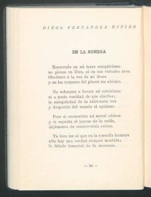 En la sombra