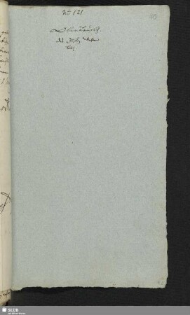 No. 121. Ober: Lausitz. Das Justiz Weßen betr.