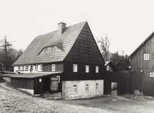 Wohnhaus mit Wasserkraftdrehwerk, Freilichtmus. Seiffen